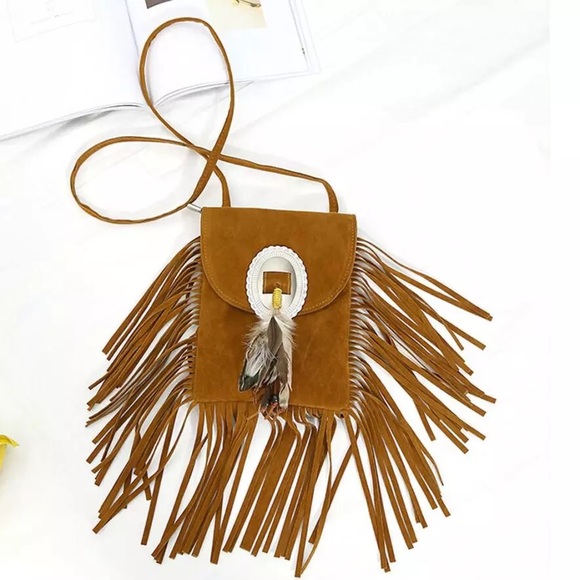 HP๐LAST ONE Suede Fringe Crossbody Bag - Picture 4 of 4